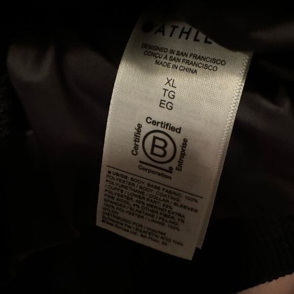 ATHLETA Hanover Hybrid Black Jacket, Size XL, New with Tag MSRP $259 - Picture 16 of 16